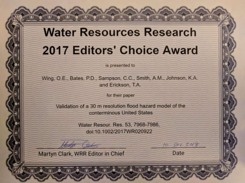 WRR 2017 Editors' Choice Award