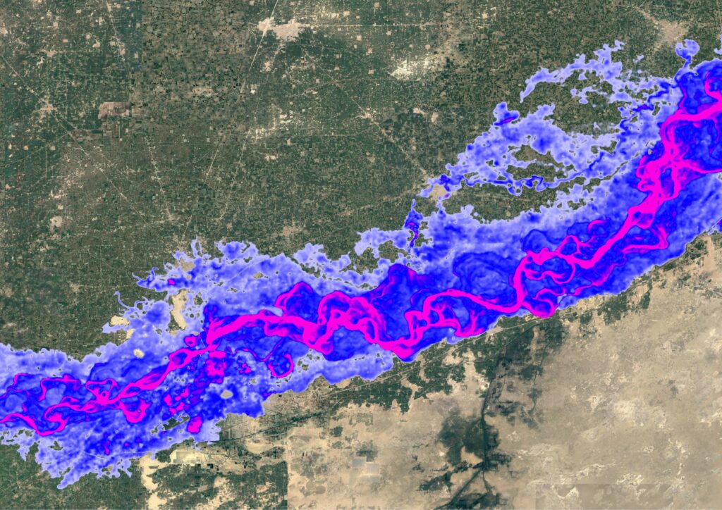 Fathom's Global Flood Map - Pakistan flood simulation