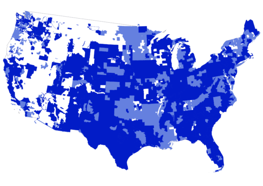 Combined US FABDEM+ and LiDAR coverage